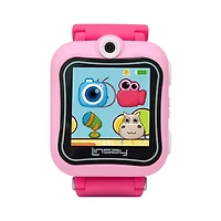 Linsay 1.5 Kids Pink Smart Watch With Bag