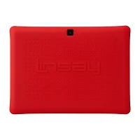 LINSAY® 10.1 Octa Core 128Gb Android 15 Tablet Kids Red Back