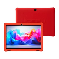 LINSAY® 10.1 Octa Core 128Gb Android 15 Tablet Kids Red Back