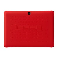 LINSAY® 10.1 Octa Core 128Gb Android 15 Tablet Kids Red