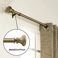 Deco Window Soft Gold Program 1 IN Curtain Rod