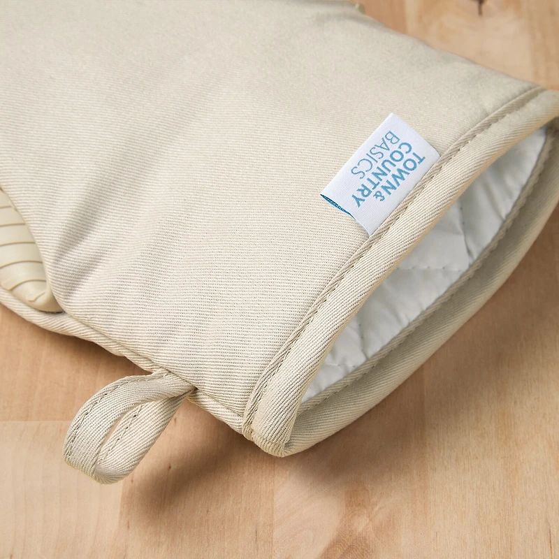 Town and Country Basketweave Antimicrobial 2-pc. Mini Oven Mitt Set