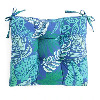 Outdoor Oasis Tropical Print Patio Seat Cushion
