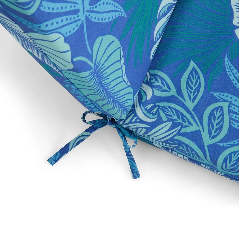 Outdoor Oasis Tropical Print Fade Resistant Patio Chair Cushion