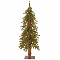National Tree Co. Hickory Cedar 3 Foot Pre-Lit Cedar Christmas Tree