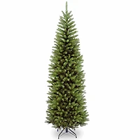National Tree Co. 7 1/2 Foot Kingswood Fir Hinged Pencil Christmas Tree