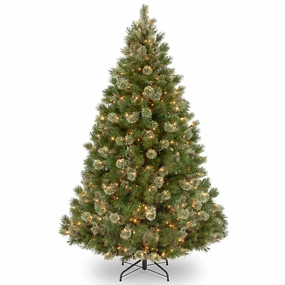 National Tree Co. Wispy Willow Grande 7 1/2 Foot Pre-Lit Christmas Tree