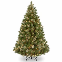 National Tree Co. Wispy Willow Grande 7 1/2 Foot Pre-Lit Christmas Tree