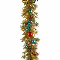 National Tree Co. Retro Christmas Indoor Outdoor Garland