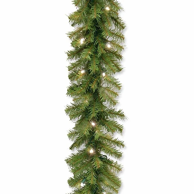 National Tree Co. Norwood Fir Dual Color Christmas Indoor Outdoor Garland
