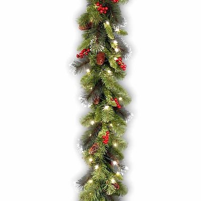 National Tree Co. Crestwood Spruce Christmas Indoor Outdoor Garland