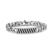 Mens Stainless Steel Solid Id Bracelet