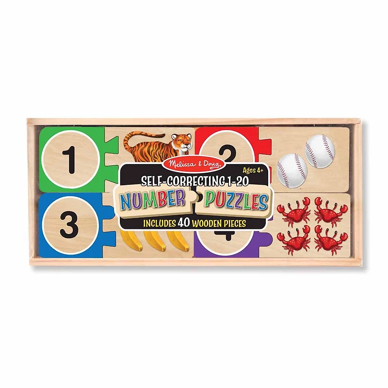 Melissa & Doug Number Puzzles Interactive Toy