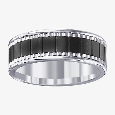 Mens 7MM Ceramic Wedding Band