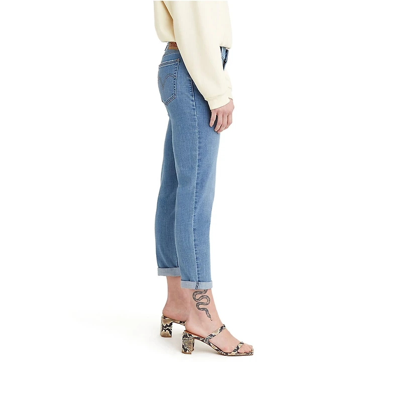 Levi's® Womens Mid Rise Relaxed Fit Tapered Leg Boyfriend Jean
