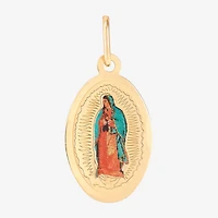 Unisex Adult 14K Gold Oval Pendant