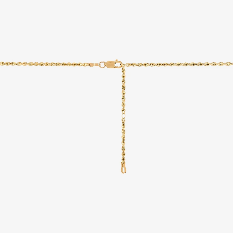 Girls 14K Gold 13 Inch Rope Chain Necklace