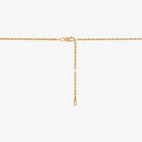 Girls 14K Gold 13 Inch Rope Chain Necklace