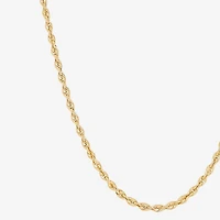 Girls 14K Gold 13 Inch Rope Chain Necklace