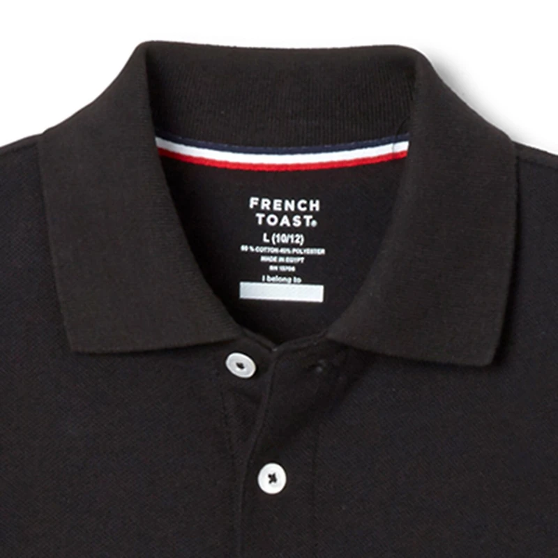 French Toast Little & Big Kid Boys Short Sleeve Boxy Fit Polo Shirt