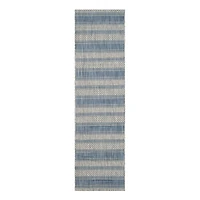 Safavieh Courtyard Collection Jessy Stripe Indoor/Outdoor Runner Rug