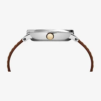 Timex Mens Brown Leather Strap Watch Tw2r63900jt