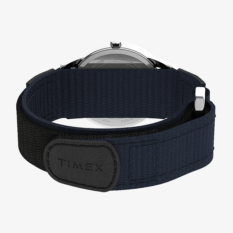 Timex Mens Black Fabric Fast Wrap Strap Watch Tw2u85000jt