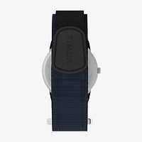 Timex Mens Black Fabric Fast Wrap Strap Watch Tw2u85000jt