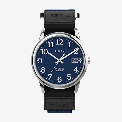Timex Mens Black Fabric Fast Wrap Strap Watch Tw2u85000jt
