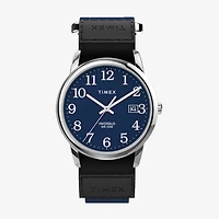 Timex Mens Black Fabric Fast Wrap Strap Watch Tw2u85000jt