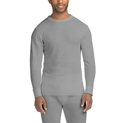 Hanes Mens Thermal Crew Neck Long Sleeve Thermal Shirt