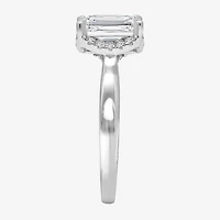 (I / I1) Womens 2 1/7 Ct. T.W. Lab Grown White Diamond 14K Gold Halo Engagement Ring