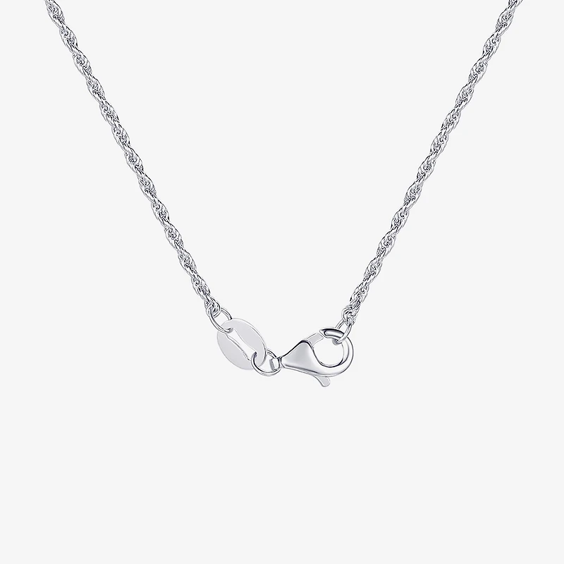 Crucifix Mens Sterling Silver Cross 24 Inch Pendant Necklace