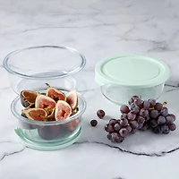 Martha Stewart Hadsell 6-pc. Round Glass Storage Containers