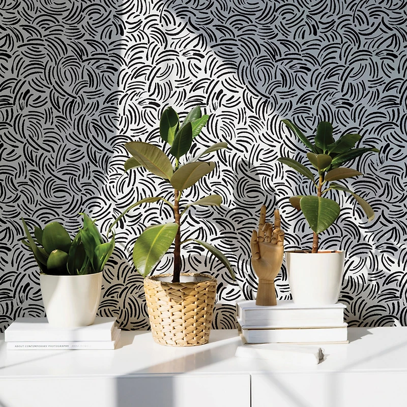 Tempaper Markings Peel & Stick Wallpaper