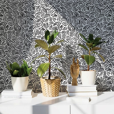 Tempaper Markings Peel & Stick Wallpaper