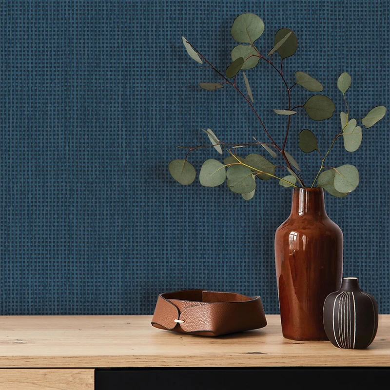 Tempaper Textured Rattan Peel & Stick Wallpaper