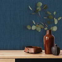 Tempaper Textured Rattan Peel & Stick Wallpaper
