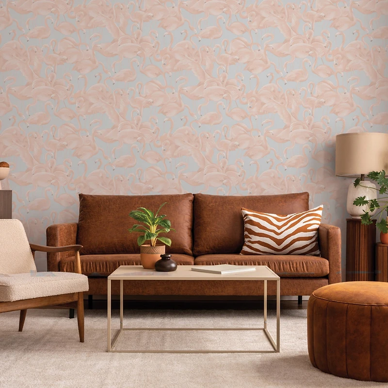 Tempaper Flamingo Peel & Stick Wallpaper