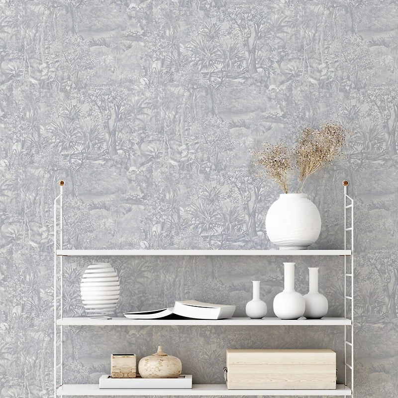 Tempaper Jungle Toile Peel & Stick Wallpaper