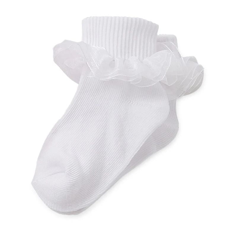 Piper & Jax Tutu Baby Girls 2 Pair Crew Socks