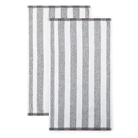 Cooks Striped Dual Purpose 4-Pc. Kitchen Towel Set