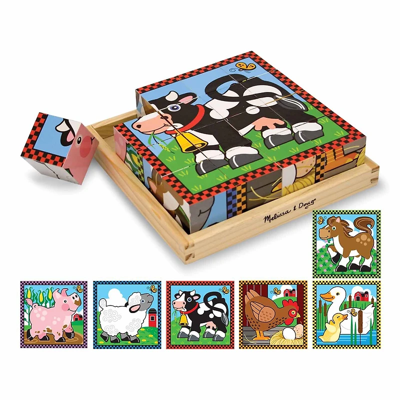 Melissa & Doug® Farm Cube Puzzle