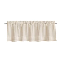 Vue Kingsbury Rod Pocket Tailored Valance