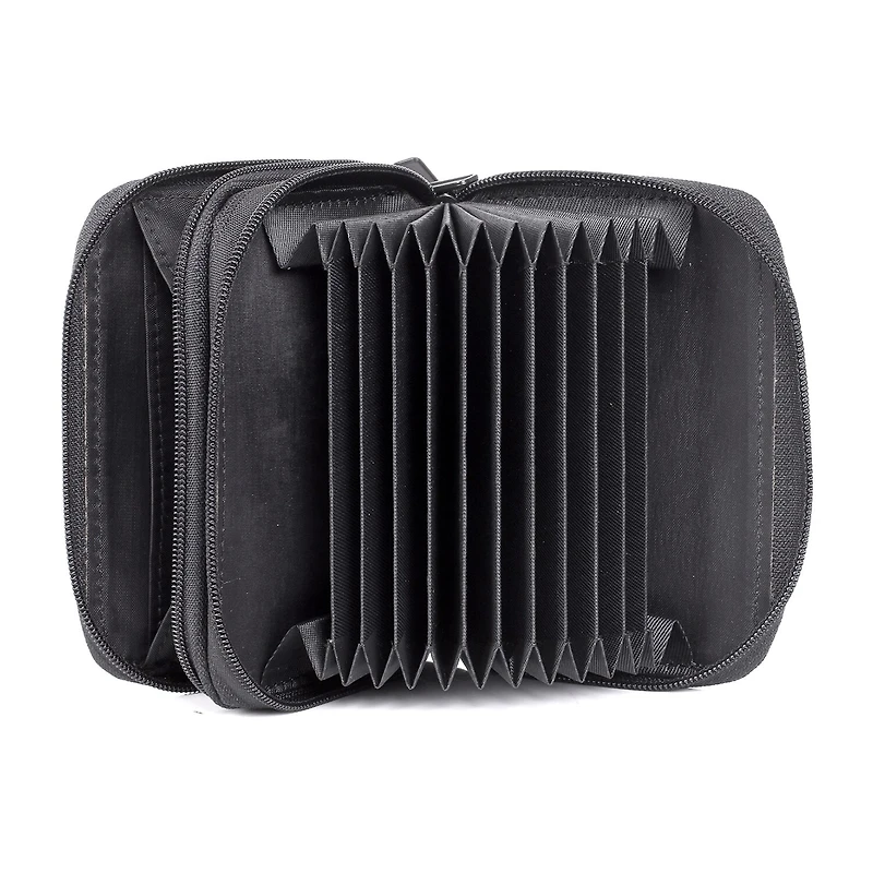 J. Buxton Womens Rfid Blocking Accordian Wallet