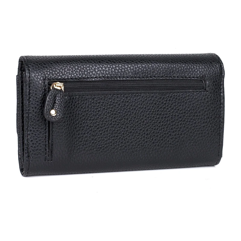 J. Buxton Womens Rfid Blocking Trifold Wallet