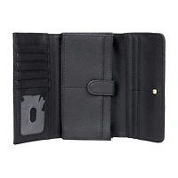 J. Buxton Womens Rfid Blocking Trifold Wallet