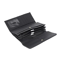 J. Buxton Womens Rfid Blocking Trifold Wallet