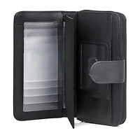 J. Buxton Womens Rfid Blocking Checkbook Wallet