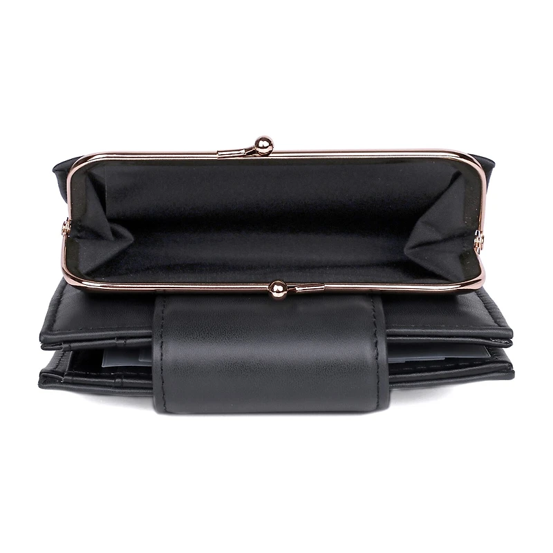 J. Buxton Womens Rfid Blocking Indexer Wallet